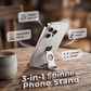 📱✨ Suporte Giratório 3 em 1 Para Celular – Fidget Spinner, Suporte Dobrável e Visualização Sem as Mãos