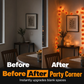 🎃✨ Luzes LED Decorativas em Formato de Calêndula – Decoração Aconchegante Para Halloween, Outono e Festas