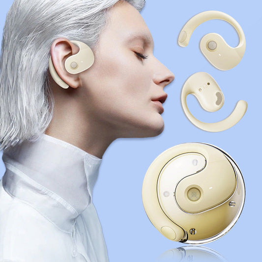 🎧✨ Fones de Ouvido Open Ear Bluetooth 5.4 – Som Hi-Fi com conforto total e ouvidos livres