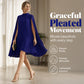 🏖️Summer Hot Sale - Up to 70% OFF⚡50K+ SOLD!🎁Women's Round-Neck Cape Sleeve Mini Dress