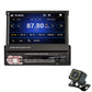 🚗✨ Central Multimídia Retrátil 7" para Carro – Navegação, Bluetooth e entretenimento completo na estrada