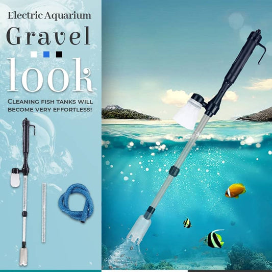 🐠✨ Aspirador Elétrico de Aquário – Limpeza rápida do cascalho sem sujeira e sem esforço