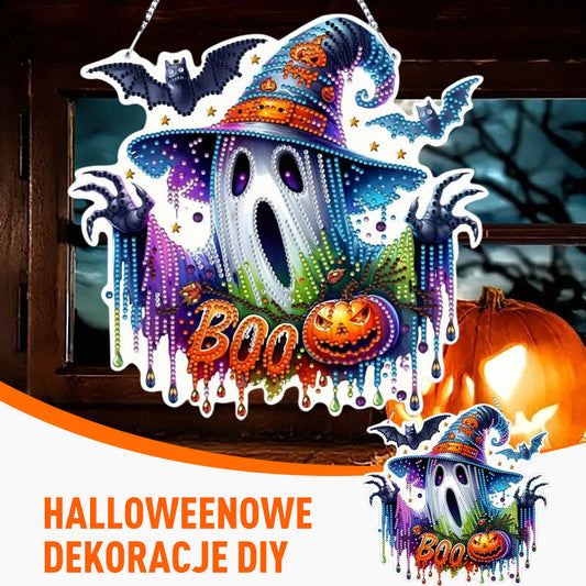 🎃✨ Kit DIY de Pintura com Diamantes Halloween – Decoração brilhante e criativa para transformar sua casa
