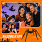 🕷️🎃 Aranha Gigante de Halloween com Teia Iluminada – Decoração assustadora para transformar sua casa