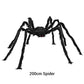 🕷️🎃 Aranha Gigante de Halloween com Teia Iluminada – Decoração assustadora para transformar sua casa