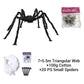 🕷️🎃 Aranha Gigante de Halloween com Teia Iluminada – Decoração assustadora para transformar sua casa