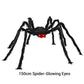 🕷️🎃 Aranha Gigante de Halloween com Teia Iluminada – Decoração assustadora para transformar sua casa
