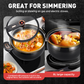 🍲✨ Panela de Sopa em Ferro Fundido 8L – Cozimento uniforme, sabor intenso e refeições perfeitas para toda a família
