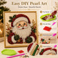 🎄✨ Kit de Arte Natalina com Pérolas 3D – Crie uma decoração brilhante e memórias especiais em família
