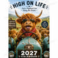 🐮✨ Calendário de Parede 2027 com Vacas Highland – 12 meses de charme, organização e decoração aconchegante para sua casa