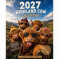 🐮✨ Calendário de Parede 2027 com Vacas Highland – 12 meses de charme, organização e decoração aconchegante para sua casa