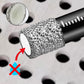 🛠️💎 Brocas Diamantadas Profissionais – Perfuração precisa em azulejo, vidro e pedra sem esforço