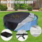 🏊 50% OFF NOW! 🛡️ 210D Oxford Pool Cover – Waterproof, UV-Resistant, Windproof with Ratchet System – Fits 18FT Round Pools ⛅