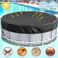 🏊 50% OFF NOW! 🛡️ 210D Oxford Pool Cover – Waterproof, UV-Resistant, Windproof with Ratchet System – Fits 18FT Round Pools ⛅