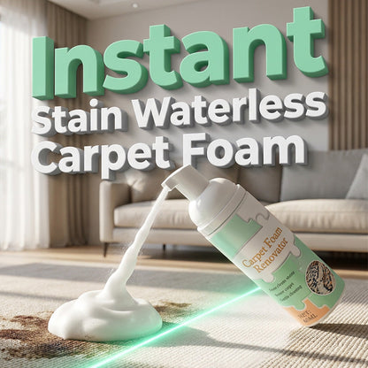 🧼✨ Espuma Limpa Carpetes Sem Água – Remova manchas e sujeiras difíceis em segundos