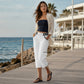 🔥✨ Calça Capri Cargo Feminina de Cintura Alta – Estilo moderno, conforto e bolsos funcionais para o dia a dia