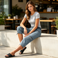 🔥✨ Calça Capri Cargo Feminina de Cintura Alta – Estilo moderno, conforto e bolsos funcionais para o dia a dia