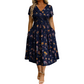 🌸✨ Vestido Floral Feminino com Decote em V – Elegância, conforto e caimento perfeito para qualquer ocasião
