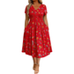 🌸✨ Vestido Floral Feminino com Decote em V – Elegância, conforto e caimento perfeito para qualquer ocasião