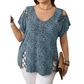 🐆✨ Blusa Feminina Estampa Leopardo com Decote V – Elegância, conforto e estilo para todos os dias