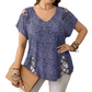 🐆✨ Blusa Feminina Estampa Leopardo com Decote V – Elegância, conforto e estilo para todos os dias
