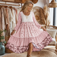 🌸👗 Vestido Midi Floral Feminino Fluido – Elegância, conforto e estilo para todos os momentos