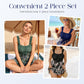 👙✨ Maiô Feminino 2 Peças com Saia – Controle abdominal, conforto plus size e elegância para praia e piscina