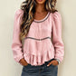👚✨ Blusa Feminina Casual com Mangas Bufantes – Elegância, conforto e estilo para transformar seus looks do dia a dia