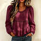 👚✨ Blusa Feminina Casual com Mangas Bufantes – Elegância, conforto e estilo para transformar seus looks do dia a dia