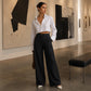 🔥👖 Calça Feminina de Linho Misto com Modelagem Relaxada – Conforto elegante para todos os momentos