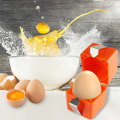 🥚✨ Quebra-Ovos Fácil e Seguro – Quebre ovos perfeitamente sem sujeira, sem desperdício e sem gemas quebradas