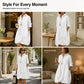👗✨ Vestido Cardigan Feminino Casual – Elegância confortável para transformar qualquer look do dia a dia