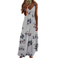 🌻✨ Vestido Feminino Maxi com Estampa de Girassol – Leve, fresco e elegante para os dias de verão