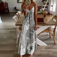🌻✨ Vestido Feminino Maxi com Estampa de Girassol – Leve, fresco e elegante para os dias de verão