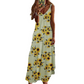 🌻✨ Vestido Feminino Maxi com Estampa de Girassol – Leve, fresco e elegante para os dias de verão
