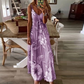 🌻✨ Vestido Feminino Maxi com Estampa de Girassol – Leve, fresco e elegante para os dias de verão