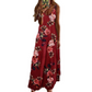🌻✨ Vestido Feminino Maxi com Estampa de Girassol – Leve, fresco e elegante para os dias de verão