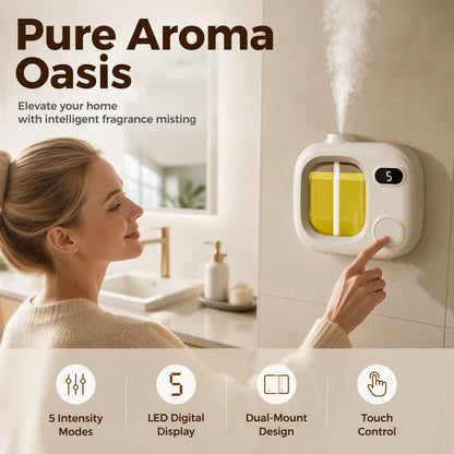 🌿✨ Difusor de Aroma LED Inteligente – Transforme sua casa em um ambiente relaxante e perfumado todos os dias