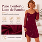 🔥 Vestido Elegante Feminino Ombro a Ombro – Charme sofisticado com mangas de tule delicadas