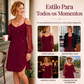 🔥 Vestido Elegante Feminino Ombro a Ombro – Charme sofisticado com mangas de tule delicadas