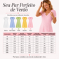 👗✨ Vestido Feminino com Decote em V e Ilhós – Elegância, sensualidade e estilo moderno para destacar sua beleza
