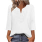 👚✨ Blusa Túnica Feminina com Gola V e Renda – Elegância, conforto e estilo sofisticado para todos os momentos