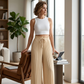 👖✨ Calça Pantalona Feminina Plissada – Elegância, conforto e caimento perfeito para um visual sofisticado todos os dias