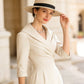 👗✨ Vestido Tubinho Feminino Elegante – Silhueta modeladora, gola drapeada e charme sofisticado para qualquer ocasião