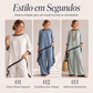 ✨👗 Conjunto Feminino Old Money Elegante – Túnica assimétrica e calça pantalona para um visual sofisticado e confortável