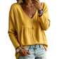 ✨👚 50% OFF! Blusa Feminina de Renda com Decote em V – Elegância confortável para transformar qualquer look do dia a dia