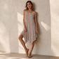 ✨👗 Vestido Midi Feminino com Estampa de Corações – Leve, elegante e perfeito para deixar seus dias de verão ainda mais encantadores