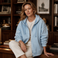 🧥✨ Jaqueta Feminina com Capuz e Zíper – Caimento confortável, estilo moderno e perfeita para o dia a dia