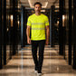 👕✨ Camiseta Masculina Listrada 3D – Estilo Moderno, Tecido Respirável e Conforto para o Dia Todo
