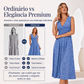 👗✨ Vestido Feminino Plus Size Sem Mangas com Decote em V – Elegância, Conforto e Caimento que Valoriza a Silhueta